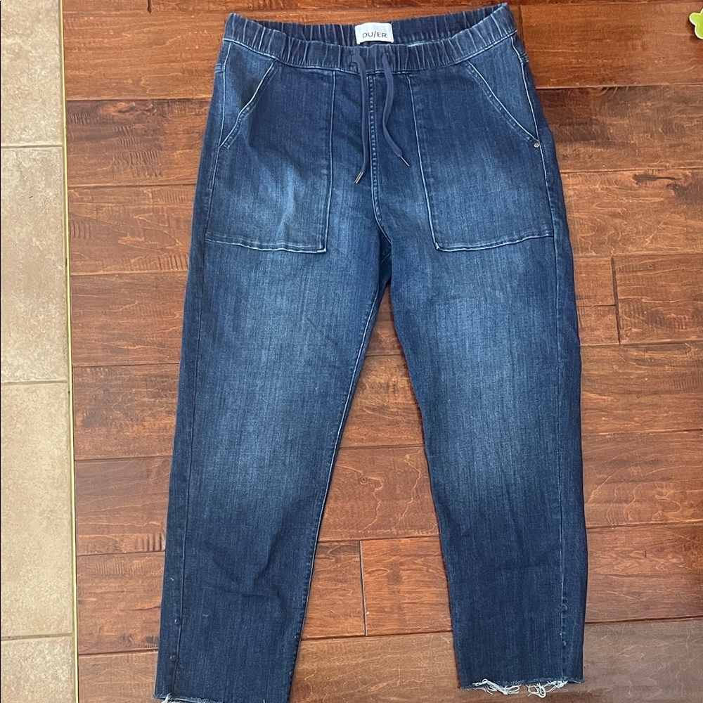 Dark Wash Straight Leg Jeans